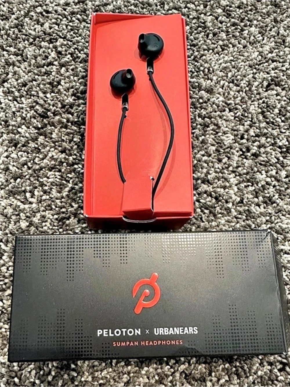 Peloton x Urbanears Sumpan Wired Headphones Black